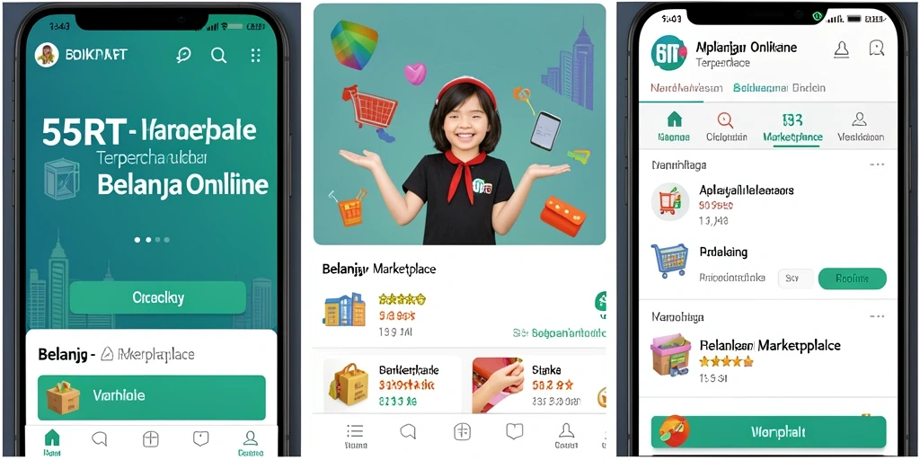 Antarmuka pengguna aplikasi 55RT yang intuitif dan menarik.