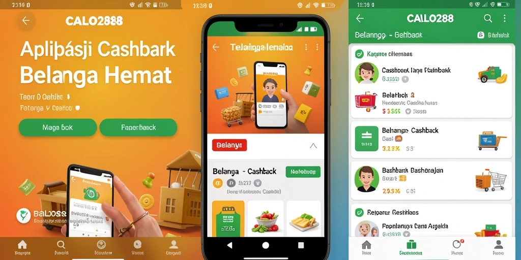 Antarmuka aplikasi CALO288 yang intuitif dan menarik.