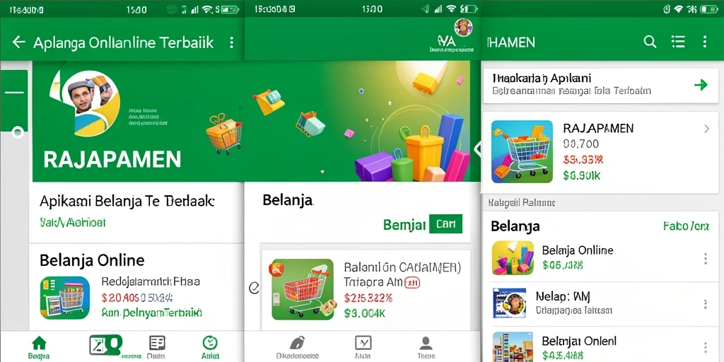 Tampilan antarmuka aplikasi RAJAPAMEN yang menarik dan fungsional.