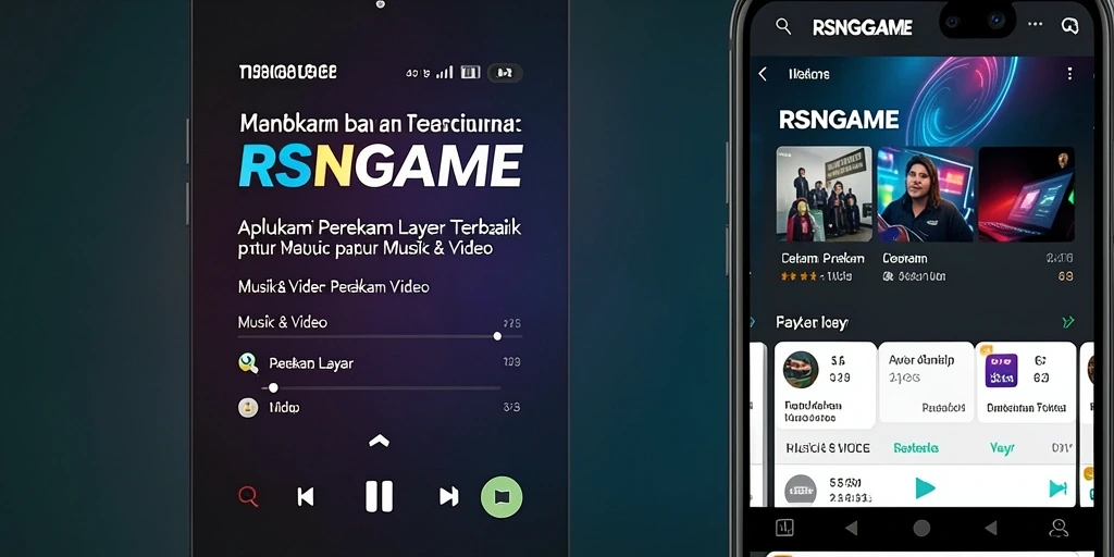 Antarmuka RSNGAME yang memudahkan proses perekaman layar.