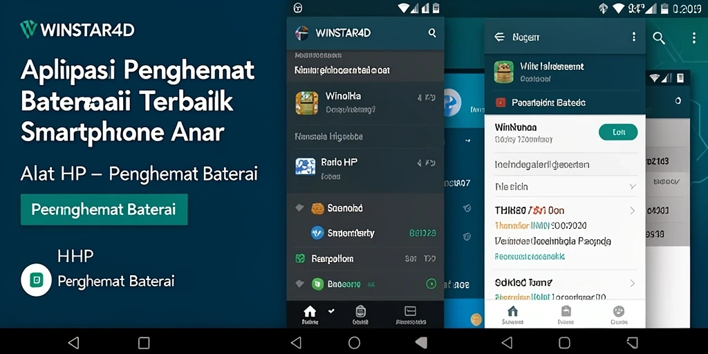 Antarmuka user-friendly dari WINSTAR4D yang efektif untuk menghemat baterai.